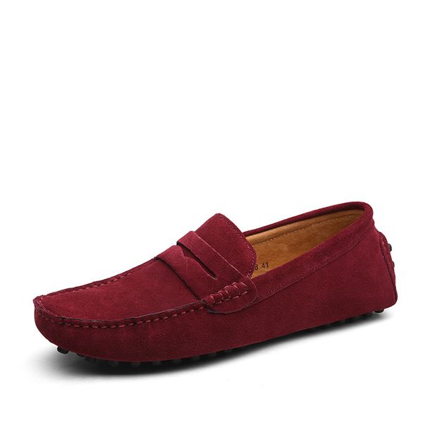 Men's British-Inspired Classic Loafers – Timeless Casual Foot Jumpers With Pea Grain Leather & Comfort Cushioning_vogvips.com