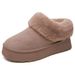 Snow New Style Fleece-Lined Thickened Short Fashionable Versatile Soft Sole Boots Women's Cold-Proof Warm Cotton Shoes_vogvips.com