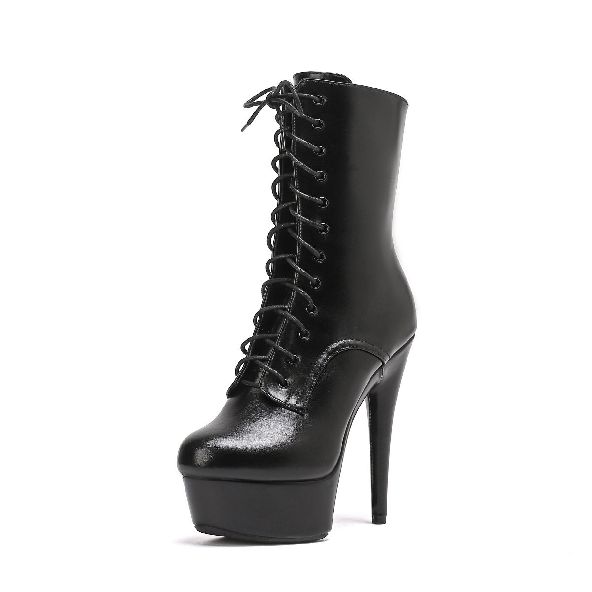Short Boots Fashion Model Catwalk Shoes Women's Catwalk Sexy High Heels Pole Dancing Boots_vogvips.com