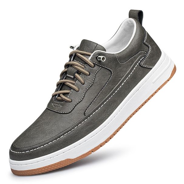 Men's Shoes Shallow Loaers Retro Board Shoes British Style Large Size Casual Sports Shoes Men_vogvips.com