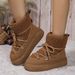 Height Increasing Thickened For Women 2024 New Style Northeast Thick Velvet Warm Fashionable Versatile Women's Snow_vogvips.com