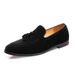 Men's slip-on bean shoes men's plus-size fringe loafers_vogvips.com
