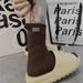 Men's And Women's Fashion Loop-Back Cotton Socks, Soft And Breathable Mid-Crew Socks With Comfortable Terry Sole, Neutral Colors For Everyday Wear_vogvips.com