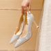 French Style Xiuhe Main Wedding Dress Two-Way Bridal Shoes 2025 New Crystal Silver Bridesmaid High Women Thin Heels_vogvips.com