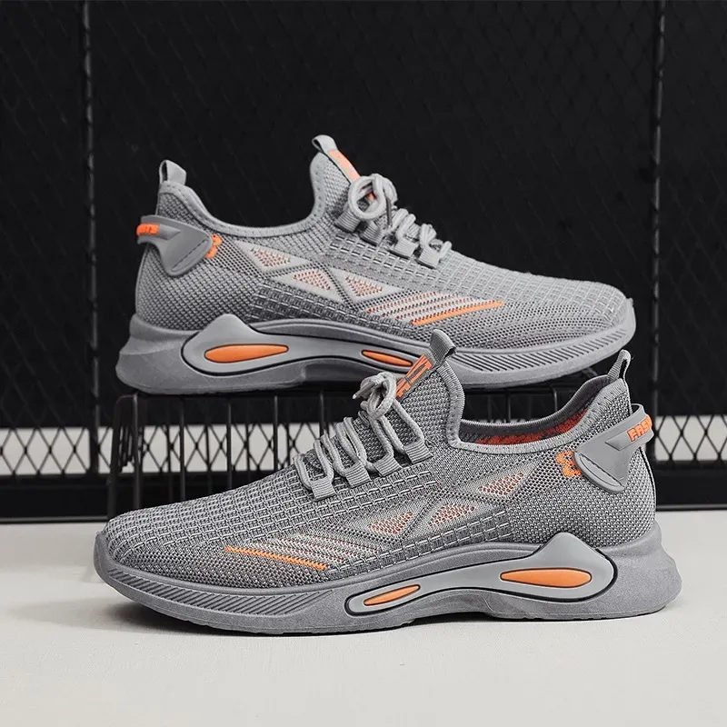 exclusive Sports New Mesh Student Breathable Fashion Trend Casual Soft Sole Running Shoes Free Shipping Lhshoe_vogvips.com