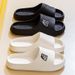New Summer Indoor Home Slip-on Sandals For Men Couple Thick Slippers_vogvips.com