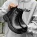 Retro Thick-soled Heightening Tooling Boots Outdoor Recreational Hiking Martin Boots Style Men's Boots_vogvips.com