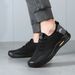 2026 New Summer Men's Flyknit Mesh Casual, Comfortable, Breathable Dad Shoes, Low-cut, Versatile, Non-slip,_vogvips.com