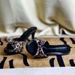 New Fashion Versatile One-strap Leopard Print Bowknot Sandals Women's Outdoor French High Heels_vogvips.com