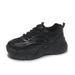 Dad Sneakers Mixed Batch 2022 Spring New Platform Rubber Soft Sole Solid Color Basic Sports Shoes For Women_vogvips.com