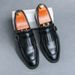 New Loafers, Buckle Tassel, Business Leather, British Men's Foot On Shoe Set, Leather Shoes_vogvips.com