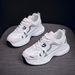 Dad's 2025 New Spring Breathable Mesh Sports Women's Korean Version Versatile Thick Soled Casual Shoes, Running Shoes_vogvips.com