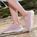 Shoes Women Lightweight Breathable Big Size Flats For Lady, Slip On Casual Shoes Outdoor Sport Tennis Shoes Fashion Sneakers_vogvips.com