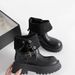 Cowhide Western Cowboy Martin Heel Slimming Autumn Winter Thick Sole Height Increasing Versatile Mid-Calf Short Boots_vogvips.com