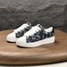 Numeris Men's Low Top Shell Toe Platform Sneakers White Casual Sporty Height Enhancing Fashionable Versatile French High Street Luxury Brand_vogvips.com