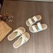 【Lan Cabinet】Two Versions ~ Ultra Soft And Cozy Cross Strap Thick Sole Beach Sandals For Women, Summer New Style_vogvips.com