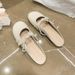 Women's Summer Half Slippers Outdoor Wear, New For Pregnant Women, Flat Single Shoes, French Lazy Style 2023 Fairy_vogvips.com