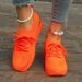 Women's Large Size Sports Shoes For Women Lace Up Mesh Thick Bottom Casual Fashion Flying Woven Shoes For Women_vogvips.com