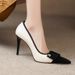 Elegant And Understated French-style High-heeled With Thin Heels, 2026 Spring-summer Simple New Model, Bow-tie_vogvips.com