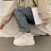 small Thick Shoes Soled White For Women's 2024 New Versatile Ins High Rise Student Casual Sports Trainers Lhshoe_vogvips.com