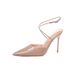 Cross Sandals For Women 2025 Early Spring New Elegant Socialite Strap Niche Design Thin Heel Nude High Heels_vogvips.com
