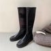 Low Heel Slim Long Back Zipper Martin 2024 Spring And Autumn Versatile Over-the-Knee Soft Leather Riding Boots With_vogvips.com