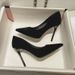 Comfortable Student Etiquette High Heels Black French Pointed Toe Stiletto Interview Professional New Graduation Single_vogvips.com