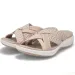 2025 New Summer Women ComfortableThick Cushion Slippers Wide Cross Strap Casual Beach Open Toe Platform Wedge Sandals_vogvips.com