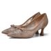 Elegant Commuting Women's Pointed Toe, 2026 Early Spring Single Shoes With Mesh Embroidery, Butterfly Rhinestones, And_vogvips.com