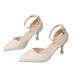 Elegant Pointed-Toe European And American Mid-Heel For Women, Summer 2025 New Model, Plus Size, Thin Heel, Professional_vogvips.com