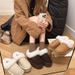 Snow Boots For Women In Winter 2025, New Warm And Plush Thick Fur Shoes, Cotton Shoes_vogvips.com