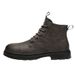 European Warm Series 2025 Spring Casual Martin Outdoor Thick-Soled Work Boots Men's High-Top British Style Leather Shoes_vogvips.com