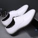 TerraStride 2025 New Business Casual Leather Men's Lace-up Wedding Youth Dating White Groomsmen Speech Shoes_vogvips.com