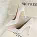 correct 1 The Brand Best Shallow Women's 9219-1 Style Mouth Pointed Toe Sparkling Sequins Sexy Slim Nightclub High Heels Single Shoes_vogvips.com