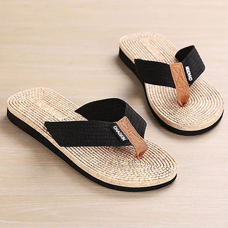 Summer Men Flip Flops Beach Casual Shoes Men Sandals Outdoor Comfortable Non-Slip Bathroom Shoes Home Slippers For Men Slides_vogvips.com