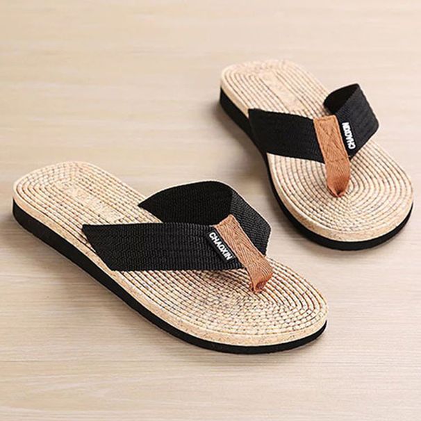Summer Men Flip Flops Beach Casual Shoes Men Sandals Outdoor Comfortable Non-Slip Bathroom Shoes Home Slippers For Men Slides_vogvips.com