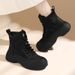 Versatile Thick-Soled Martin Boots For Women 2025 Autumn New Versatile Platform Casual Ankle Boots Non-Slip Elegant Boots_vogvips.com