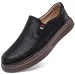 Spring Outdoor Oxford Shoes Comfortable Massage Soles Casual Shoes Men's Loafers High Quality Flat Sole Genuine Leather Shoes_vogvips.com