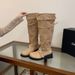 Chunky-Heeled French-Style Western Cowboy For Women, 2026 New High-Tube Stacked Riding Boots_vogvips.com