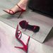 Exclusive Cross-border Supply Of The Yangshulun Style Red 2023 Spring New Pointed Toe Cross-strap Stiletto High Heels_vogvips.com