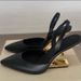 Spring Summer New High Heels Pointed Single Shoes Niche Style Elegant European American Solid Color Closed Toe Backless_vogvips.com
