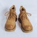 Spring Retro Tooling Boots Martin Boots Rhubarb Boots Thick-soled Heightening Green Boots High-top Leather Shoes_vogvips.com