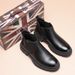 Chelsea Boots Men's Fleece Medium Help One Pedal Cigarette Boots Thick-soled Height Increasing Martin Boots Low-Top Boots_vogvips.com