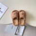 SM Outdoor Wear Balloon 2026 Fluffy For Women, Thick-soled Black Slip-on Slippers, Height-increasing Cross-pattern_vogvips.com