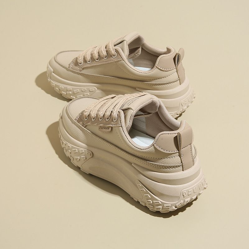 Daddy Shoes Female Student Sports Running Shoes Casual Platform Heightening Shoes_vogvips.com