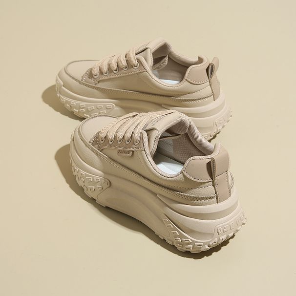 Daddy Shoes Female Student Sports Running Shoes Casual Platform Heightening Shoes_vogvips.com