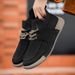 Euro Step 2025 New Spring Slip-On Loafers Black Non-Slip Work Shoes Men's Casual Sneakers_vogvips.com