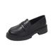 Genuine Soft Thick-soled Loafers For Women, 2025 Spring And Autumn New British Small Leather Shoes, Professional Slip-on_vogvips.com