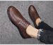 Men's Shoes Casual Pattern Leather Shoes Men's Soft-faced Leather Lace-up Flats_vogvips.com