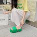 Women's Thick-soled Slippers, European And American Ins Trend, High-end EVA Flat-soled Large-size Outdoor Soft-soled_vogvips.com